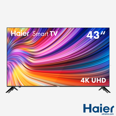 Телевiзор Haier H43K702UG 1