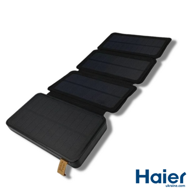 PowerBank (Портативний зарядний пристрій) з сонячною панеллю Haitech Solar Power Bank by Haier 10 000 mAh