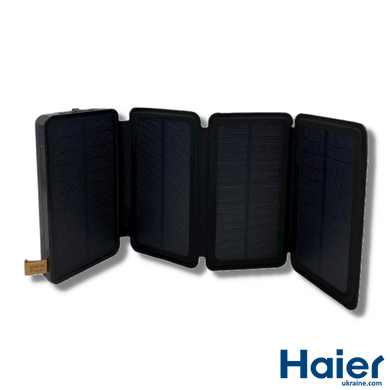 PowerBank (Портативное зарядное устройство) с солнечной панелью Haitech Solar Power Bank by Haier 10 000 mAh