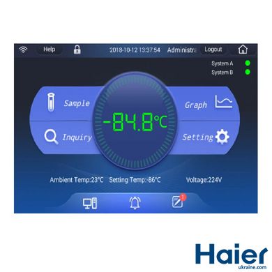 Ультранизкотемпературный морозильник Haier Biomedical DW-86L729BP